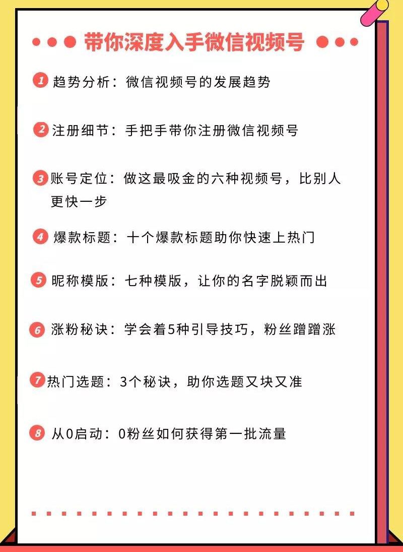 图片[2]-狼叔：视频号运营实战课，带你深度入手微信视频号1.0，从0粉丝开始快速涨粉变现-阿灿说钱