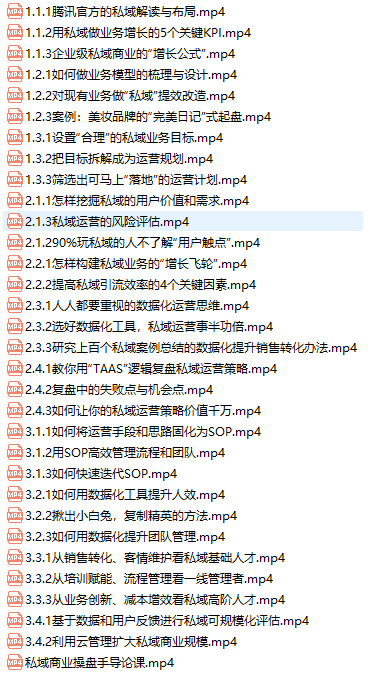 陈维贤私域商业盘操手培养计划第三期：从0到1梳理可落地的私域商业操盘方案