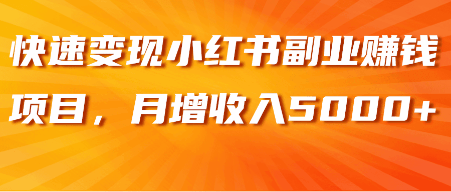 小红书副业赚钱项目‘壁纸号’，月增收入5000+【视频课程】-阿灿说钱