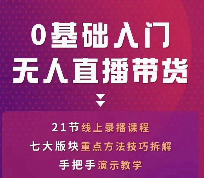 网红叫兽-抖音无人直播带货，一个人就可以搞定的直播带货实战课-阿灿说钱