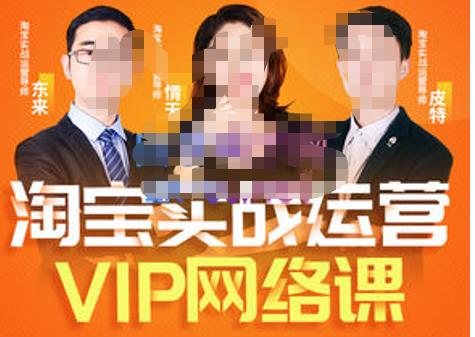 图片[1]-淘宝电商运营VIP线上直播课（八月完结），直通车爆款打造法，无线端权重与详情转化秘密等多套合集-阿灿说钱