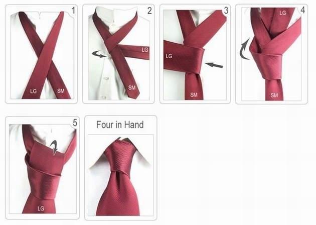 图解最简单领带打法（标准打领带的方法）
