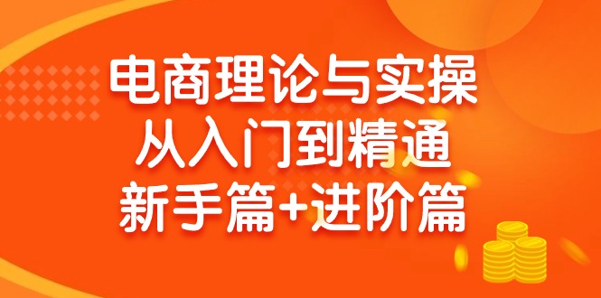 图片[1]-电商理论与实操从入门到精通：抖店+淘系+多多，新手篇+进阶篇-阿灿说钱