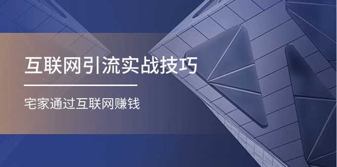 图片[1]-互联网引流实操技巧(适合微商，吸引宝妈)，宅家通过互联网赚钱（17节）-阿灿说钱