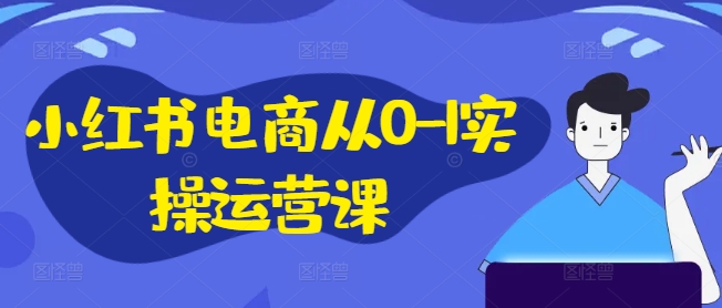 小红书电商从0-1实操运营课，小红书手机实操小红书/IP和私域课/小红书电商电脑实操板块等_抖汇吧