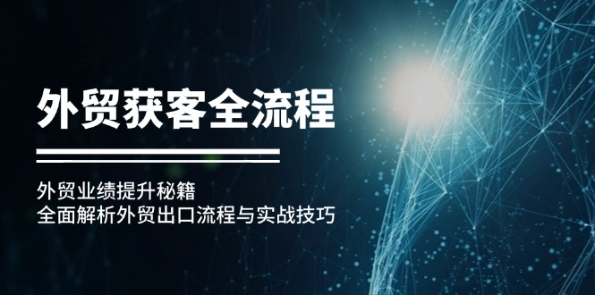 外贸获客全流程：外贸业绩提升秘籍：全面解析外贸出口流程与实战技巧 -1