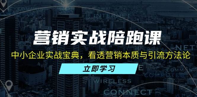 营销实战陪跑课：中小企业实战宝典，看透营销本质与引流方法论-阿灿说钱